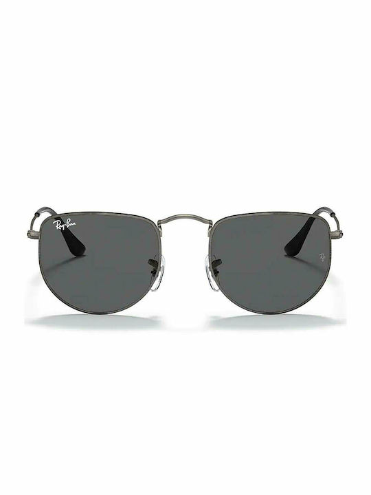 Ray Ban Elon Sunglasses with Gray Metal Frame and Black Lens RB3958 9229B1