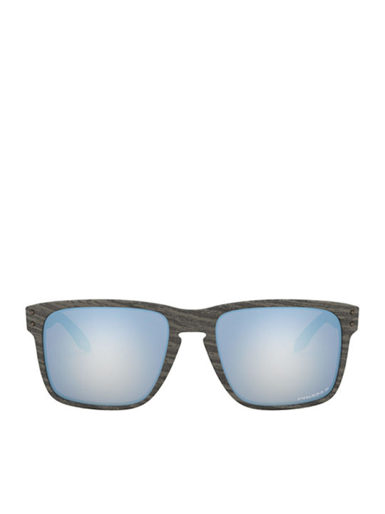 Oakley Holbrook XL Woodgrain Collection Sonnenbrillen Gray mit Mixed Gestell