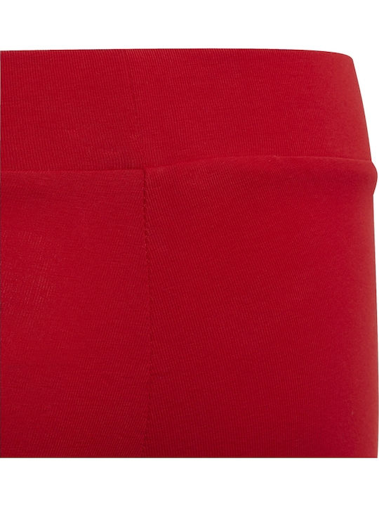 Kinder Leggings Sport Lang Rot Essentials