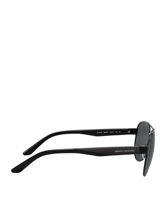 Armani Exchange Ochelari De Soare Pentru Bărbați Cu Ramă Neagră Și Lentile Gri AX2034S 600087