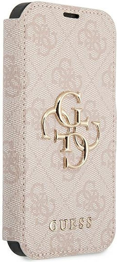 Guess Buchen Sie Synthetisches Leder Rosa (iPhone 13 Pro Max)
