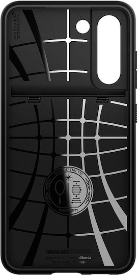Spigen Slim Armor CS Umschlag Rückseite Kunststoff / Silikon mit Kartenhalter Schwarz Galaxy S21 FE 5G