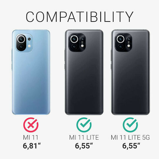 KWmobile Back Cover Σιλικόνης Mint Green Matte (Xiaomi Mi 11 Lite / 11 Lite 5G / 11 Lite 5G NE)
