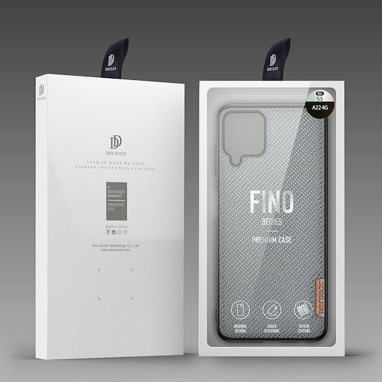 Dux Ducis Fino Back Cover Silicon / Tesatura Albastru (Galaxy A22 4G - Galaxy A22 4G)