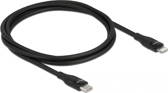 DeLock USB-C to Lightning Cable Black 1m (86637)
