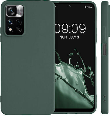 KWmobile TPU Umschlag Rückseite Silikon Blue Green (Redmi Note 11 Pro) 56675.171