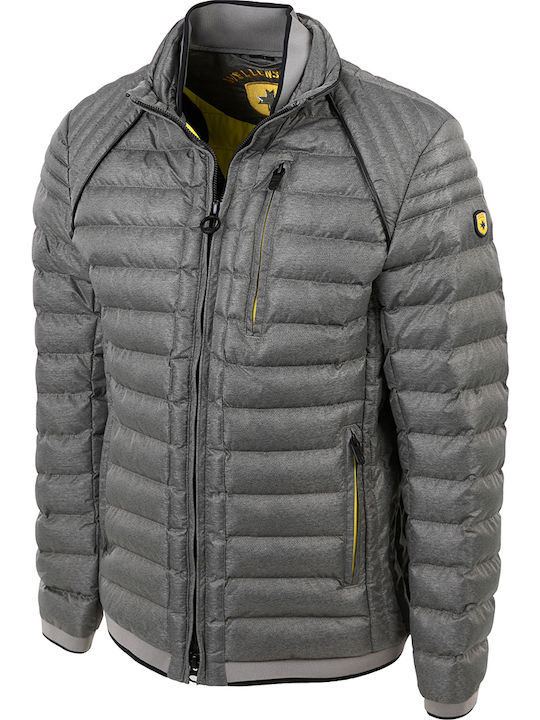 Winter Jacke Puffer Silber