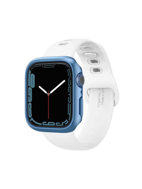 Spigen Thin Fit Plastic Case Metallic Blue for Apple Watch 45mm