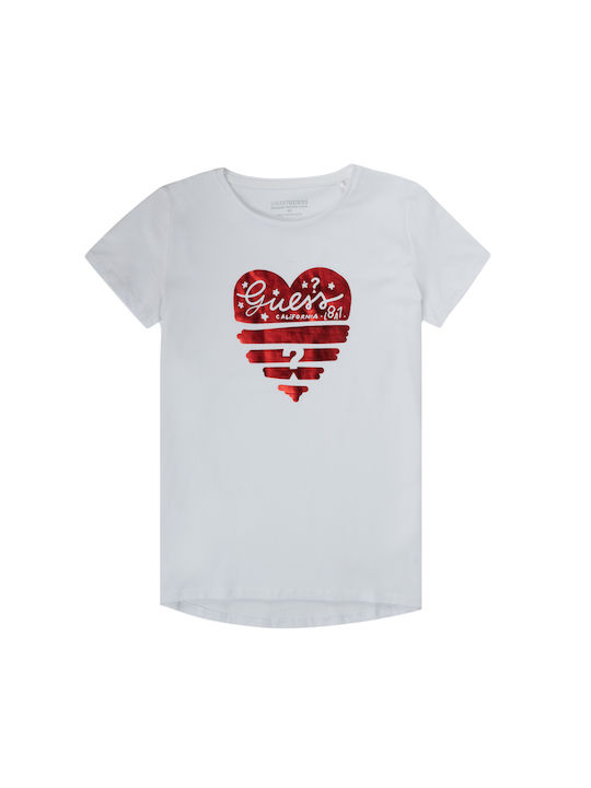 Guess Kids' T-shirt White Viergy