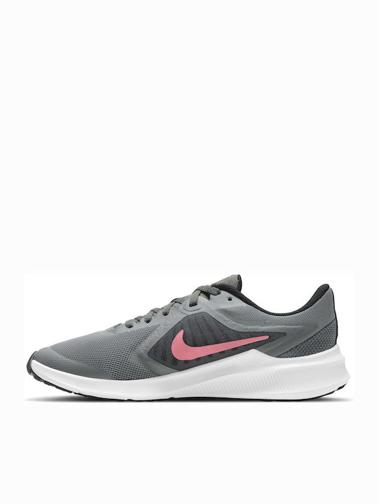 Downshifter Downshifter 10 Kids Sports Shoes Running with Laces Smoke Grey / Sunset Pulse / Black