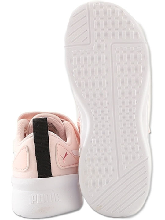 Flyer Runner Kids Sports Shoes Running with Hoop & Loop Closure Pink
