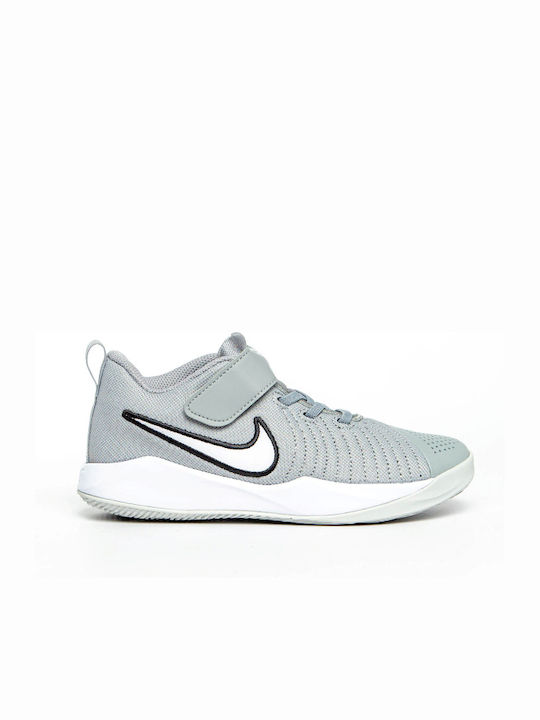 Αθλητικά Παιδικά Παπούτσια Μπάσκετ Team Hustle Quick 2 PS Light Smoke Grey / White / Dark Smoke Grey
