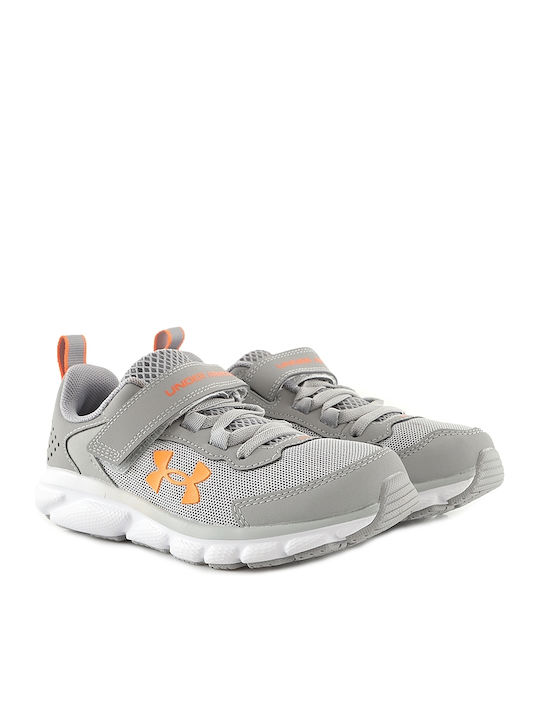 Assert 9 Kids Sports Shoes Running with Hoop & Loop Closure Gray