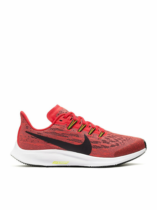 Air Zoom Pegasus 36 Αθλητικά Παιδικά Παπούτσια Running με Κορδόνια Laser Crimson / Black