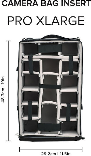 F-Stop ICU (Internal Camera Unit) - Pro Camera Bag Insert and Cube Τσάντα Χειρός Φωτογραφικής Μηχανής XLarge Μαύρη