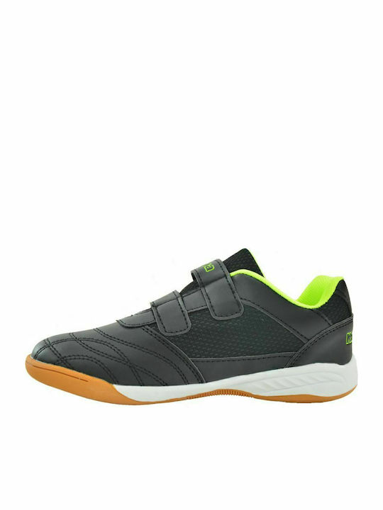 Kickoff K Kids Sports Shoes Running with Hoop & Loop Closure Black