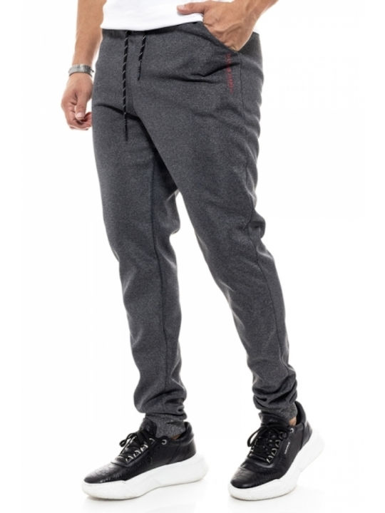 Splendid Men's Sweatpants with Rubber Dark Grey Melange