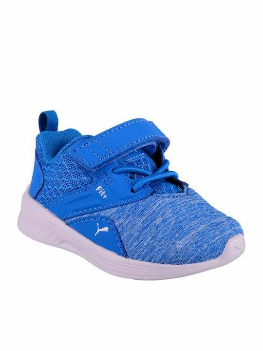 NRGY Comet V PS Kids Sports Shoes Running with Hoop & Loop Closure Blue