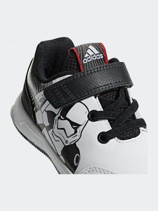 RapidaRun StarWars I Kinder Sportschuhe Laufen mit Bügel- und Schleifenverschluss Weiß