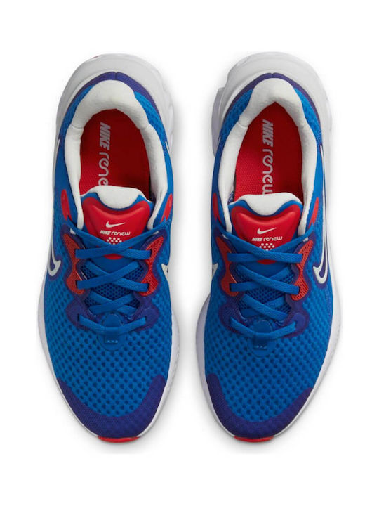 Renew Run 2 Kids Sports Shoes Running with Laces Blue