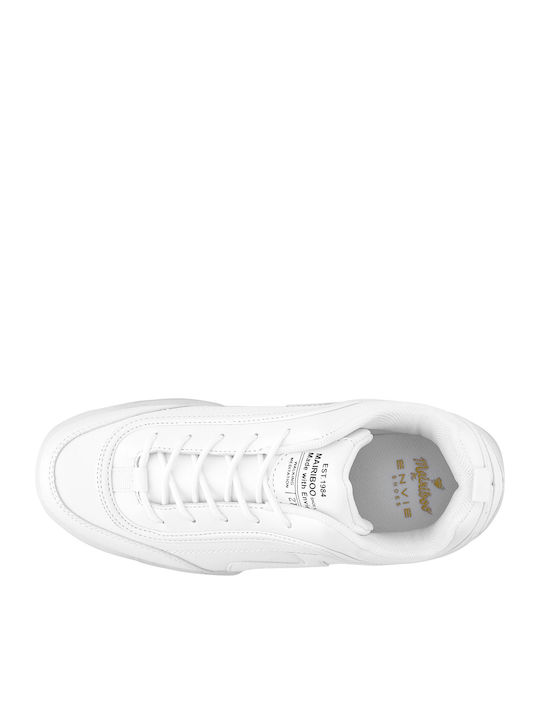 Invisible Damen Chunky Sneakers Weiß