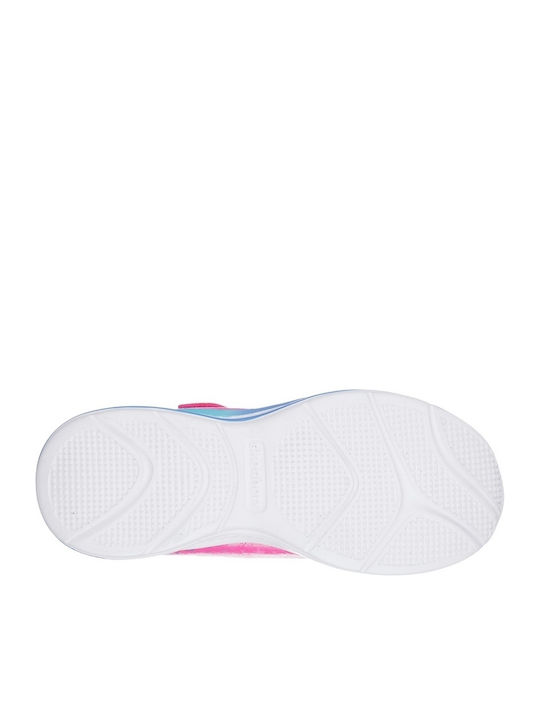 Jumpin Jams Cosmic Cutie Kids Sports Shoes Running with Hoop & Loop Closure Pink