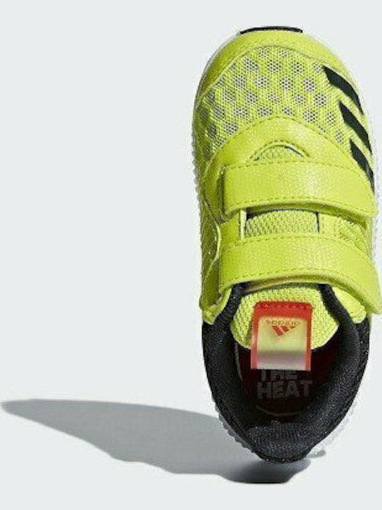 Fortarun Αθλητικά Παιδικά Παπούτσια Running με Σκρατς Κίτρινα