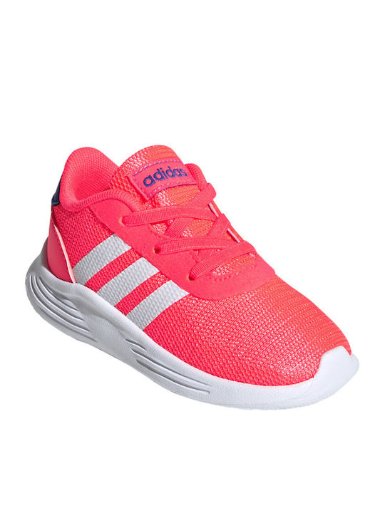 Lite Racer 2.0 I Αθλητικά Παιδικά Παπούτσια Running με Κορδόνια Signal Pink / Cloud White / Power Pink / Coral