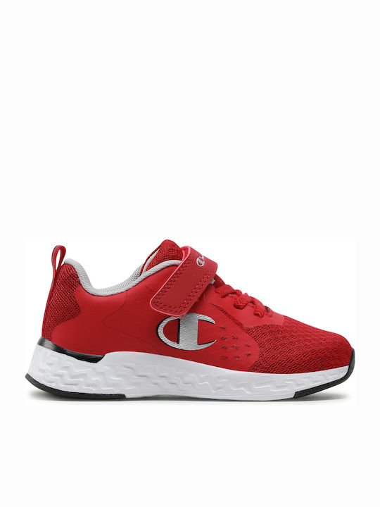 Low Cut Bold B PS Αθλητικά Παιδικά Παπούτσια Running με Σκρατς Κόκκινα