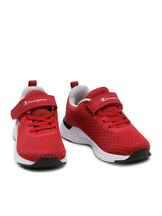 Low Cut Bold B PS Αθλητικά Παιδικά Παπούτσια Running με Σκρατς Κόκκινα