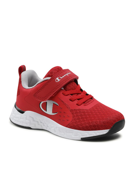 Low Cut Bold B PS Αθλητικά Παιδικά Παπούτσια Running με Σκρατς Κόκκινα