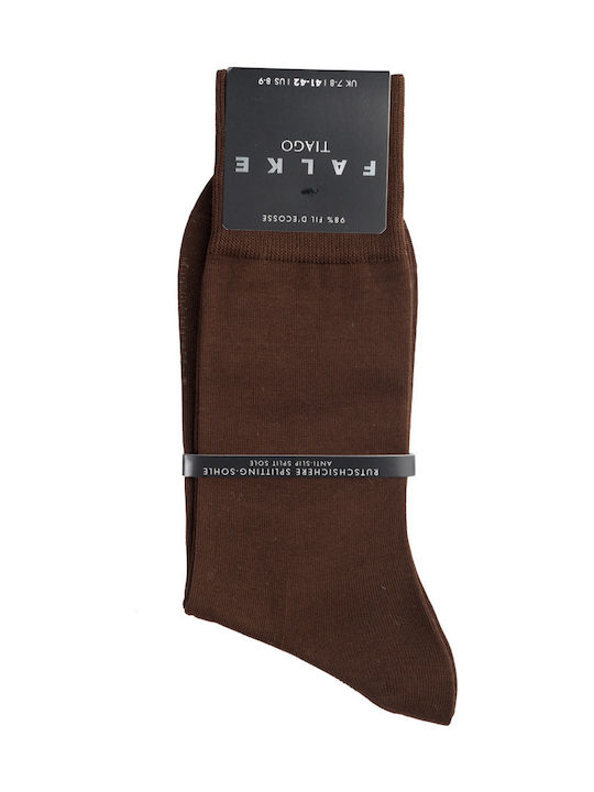 Falke Herren Einfarbige Socken Braun 1Pack