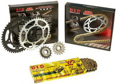 DID Chain & Sprocket Kit (15-45-520) for Kawasaki Z800 2013-2014