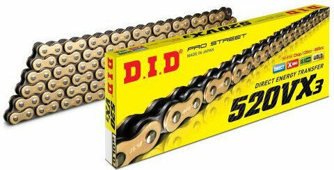 DID Drive Chain 520 for Ducati Monster for Kawasaki KLX 250 for Yamaha XT 600 620 2002-2006 106L