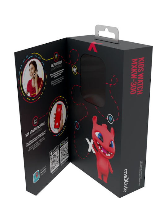 Maxlife Παιδικό Smartwatch με Κάμερα Ροζ