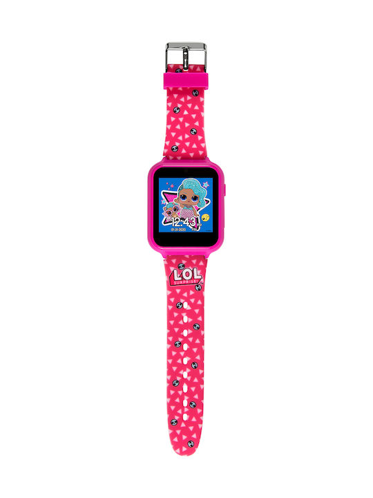 Disney Παιδικό Smartwatch L.O.L Surprise με Κάμερα Φούξια