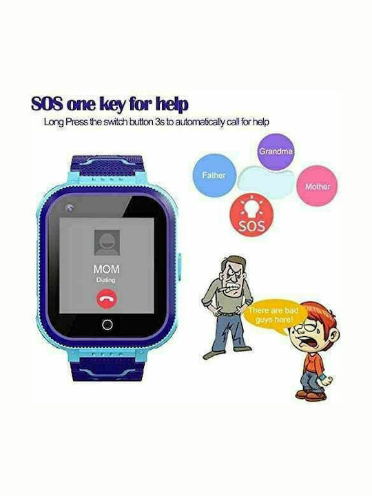Παιδικό Smartwatch με GPS Μπλε