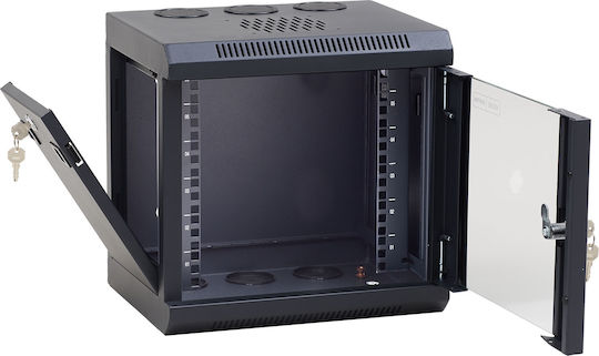 Central Soho Επιτοίχια Καμπίνα Rack 6U 35x28x34.4cm Μαύρο 2500 1 350 06/C