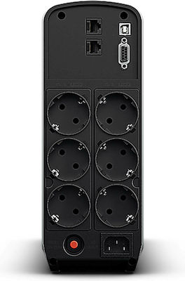 CyberPower CP1300EPFCLCD UPS Line-Interactive 1300VA 780W με 6 Schuko Πρίζες