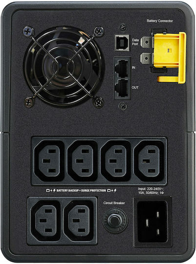 APC Back-UPS 2200 Line-Interactive 2200VA 1200W with 6 IEC Power Plugs