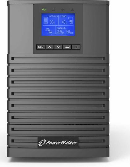 Powerwalker VFI 1500 ICT IoT UPS On-Line 1500VA 1500W with 4 IEC Power Plugs