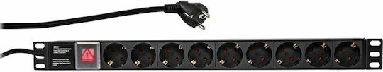 LogiLink Πολύπριζο Rack PDU9C02 1τμχ