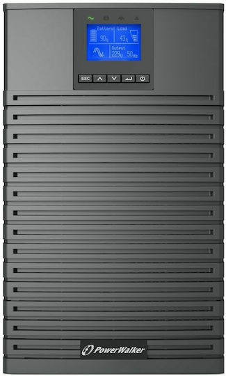 Powerwalker VFI 3000 ICT IoT UPS On-Line 3000VA 3000W με 8 IEC Πρίζες