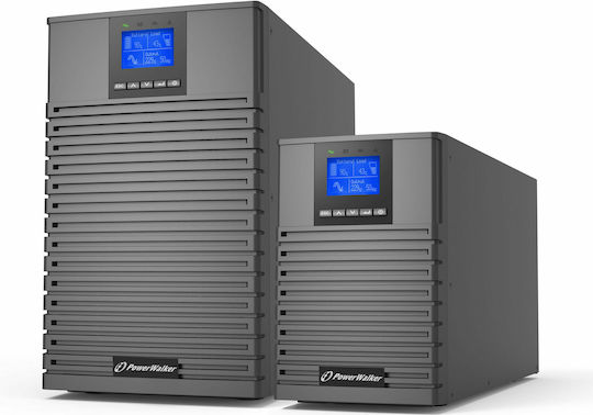 Powerwalker VFI 3000 ICT IoT UPS On-Line 3000VA 3000W με 8 IEC Πρίζες