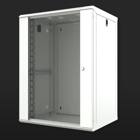 Mirsan Επιτοίχια Καμπίνα Rack 7U 56x45x35.5cm Γκρι WTC07U45MN.02
