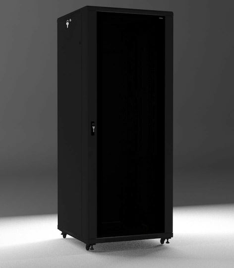 Central Floor Rack Cabinet 42U 60x60x207cm Black 4000160042/C