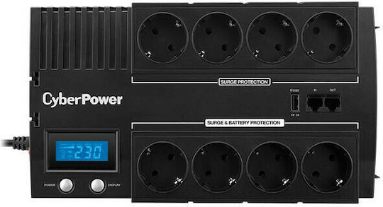 CyberPower BR1200ELCD UPS Line-Interactive 1200VA 720W cu 8 Schuko Prize