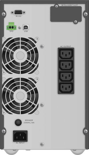 Powerwalker VFI 2000 TGS UPS Устройства On-Line 2000VA 1800W с 6 IEC AC Гнезда