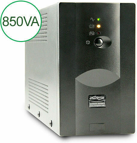 Energenie UPS-PC-850AP UPS Line-Interactive 850VA 520W με 2 IEC Πρίζες
