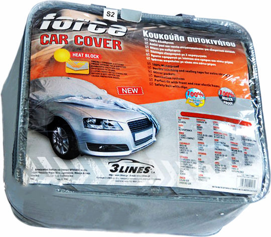 Force S2 Acoperă pentru Mașină 395x165x155cm Impermeabil